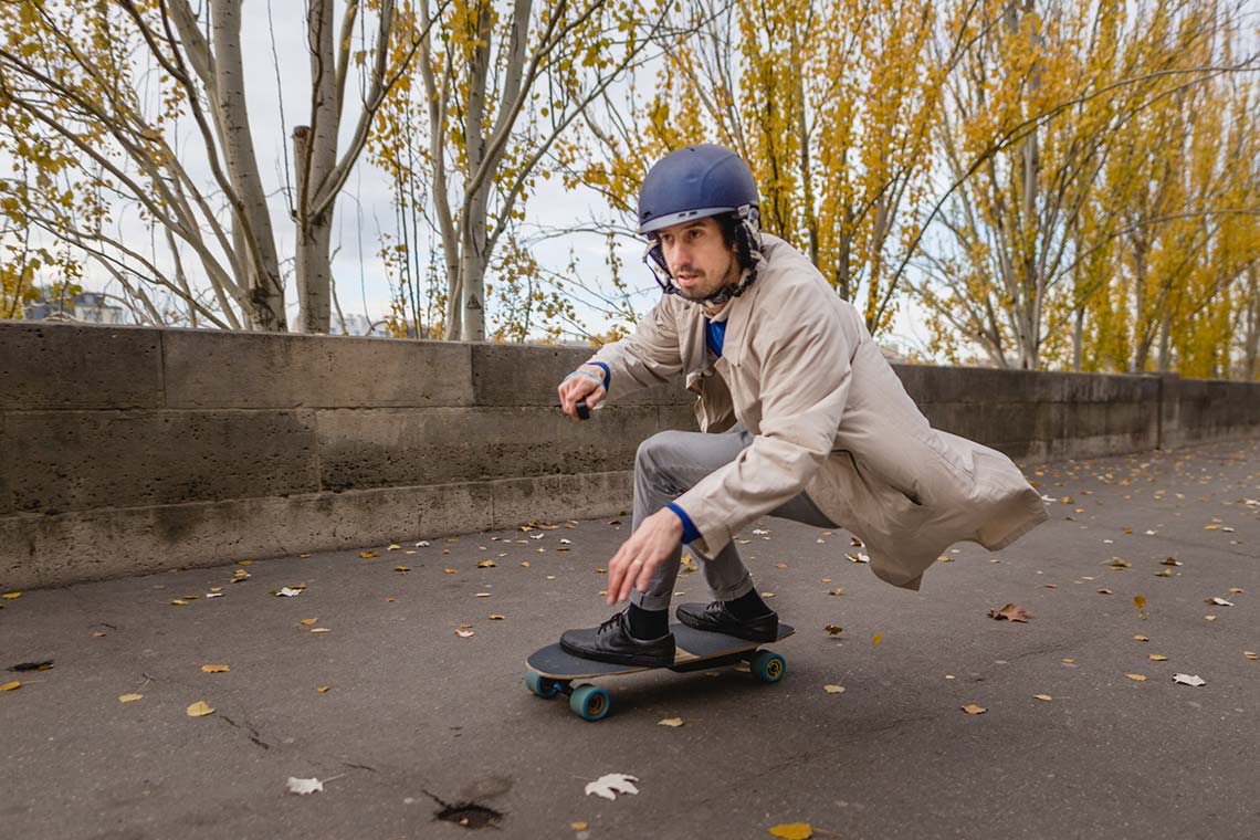 Guy On Motorized Skateboard On His Way To Fuck Your Mom The Every