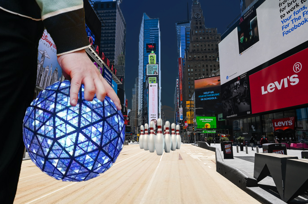 Times Square To Be Converted Into Giant Bowling Alley To Make Use Of