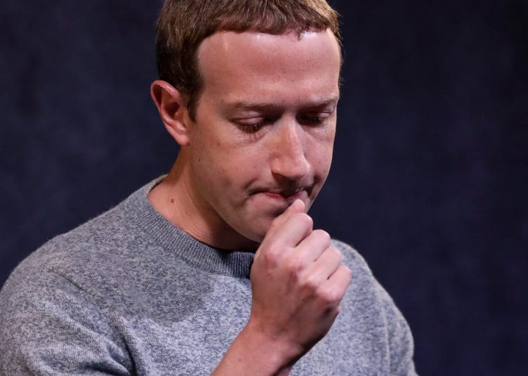 A contemplative Mark Zuckerberg