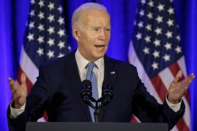Joe Biden at a podium