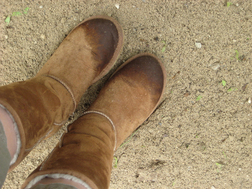 wet UGG boots