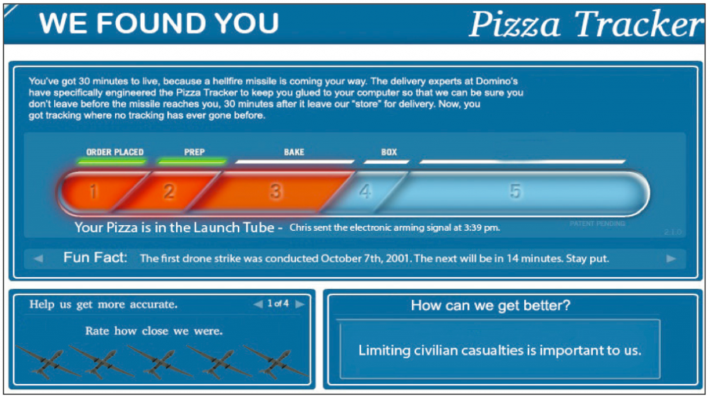 Has tracking. Pizza track. Domino's timeline.