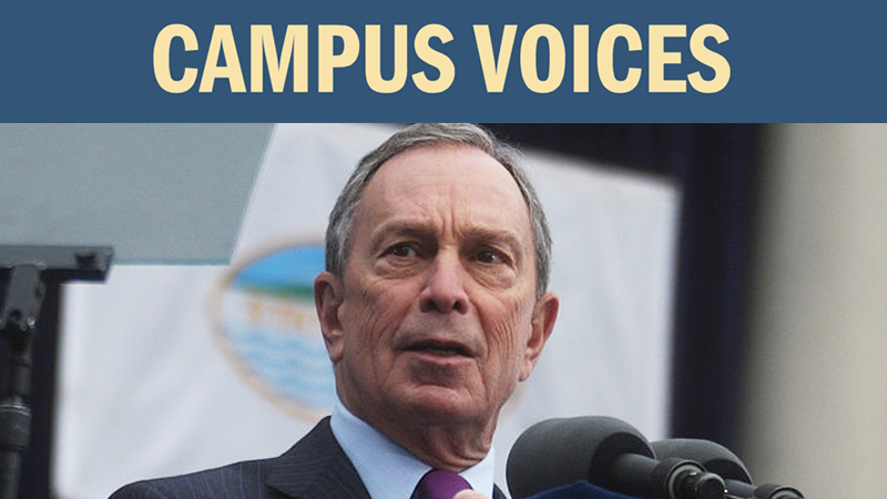 Campus Voices: Michael Bloomberg Announced as Speaker - Vimarsana News