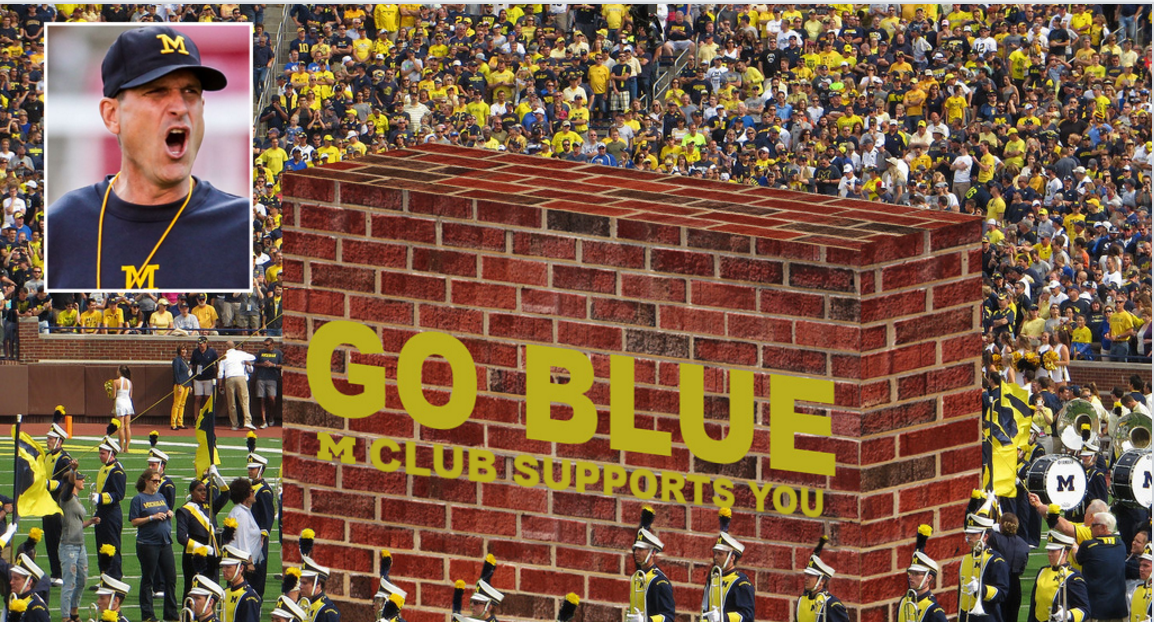 Harbaugh Demands Traditional 'Go Blue' Banner Be Replaced With 20-Foot Brick Wall - Vimarsana News