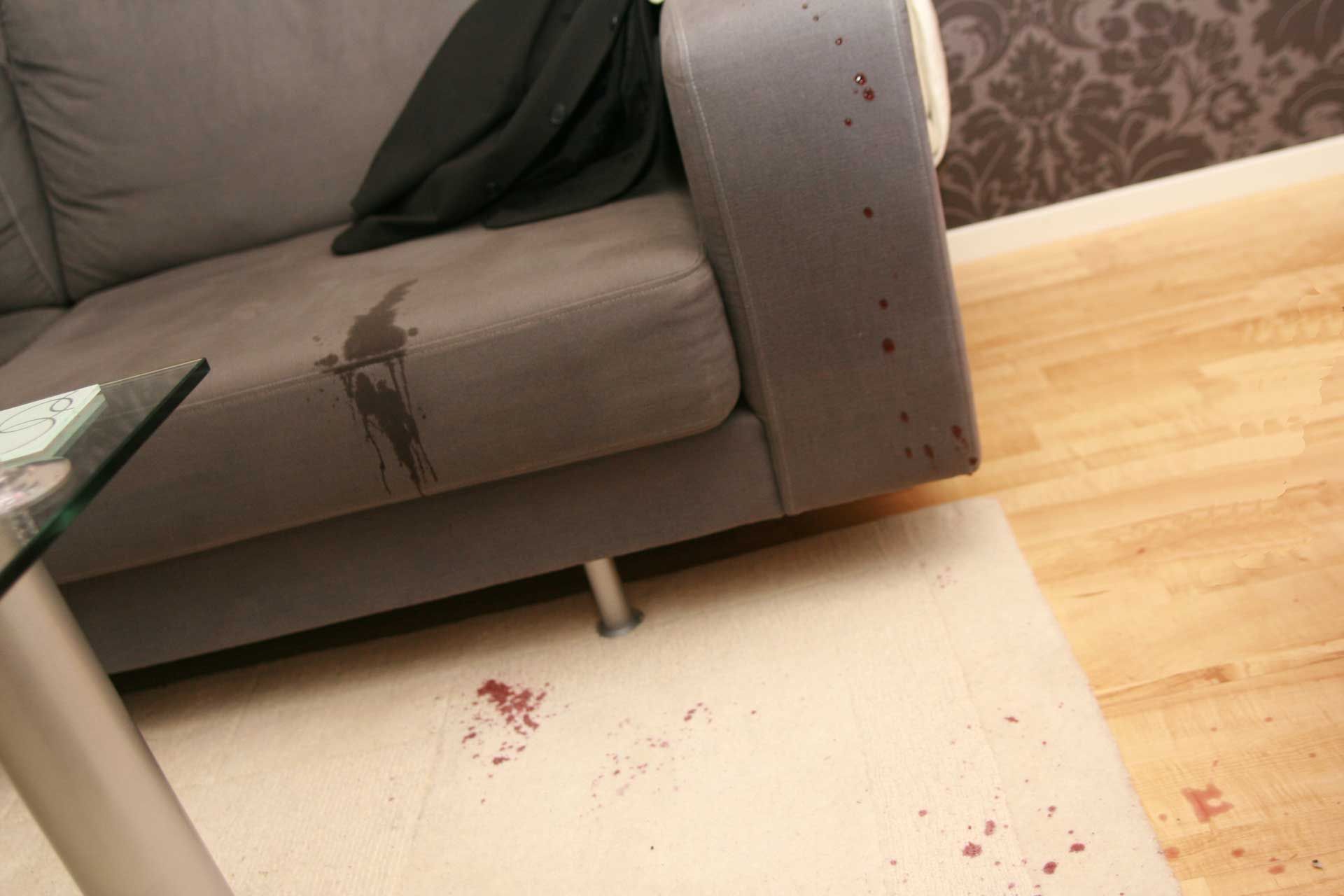 Spilled Drink On Couch