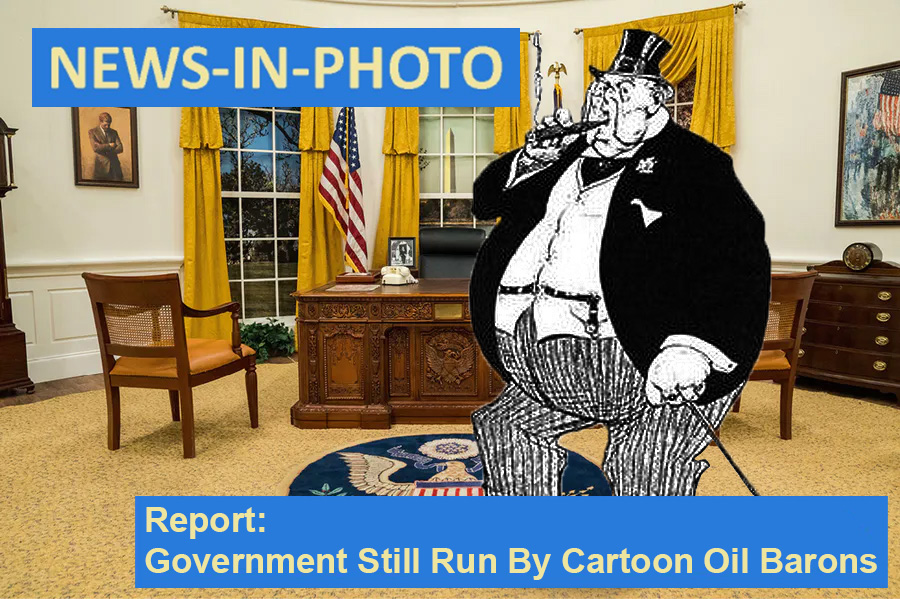 Cartoon oil baron