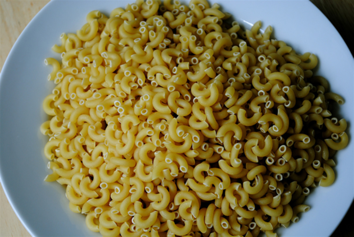 A plate packed full of an unreasonable amount of noodles.