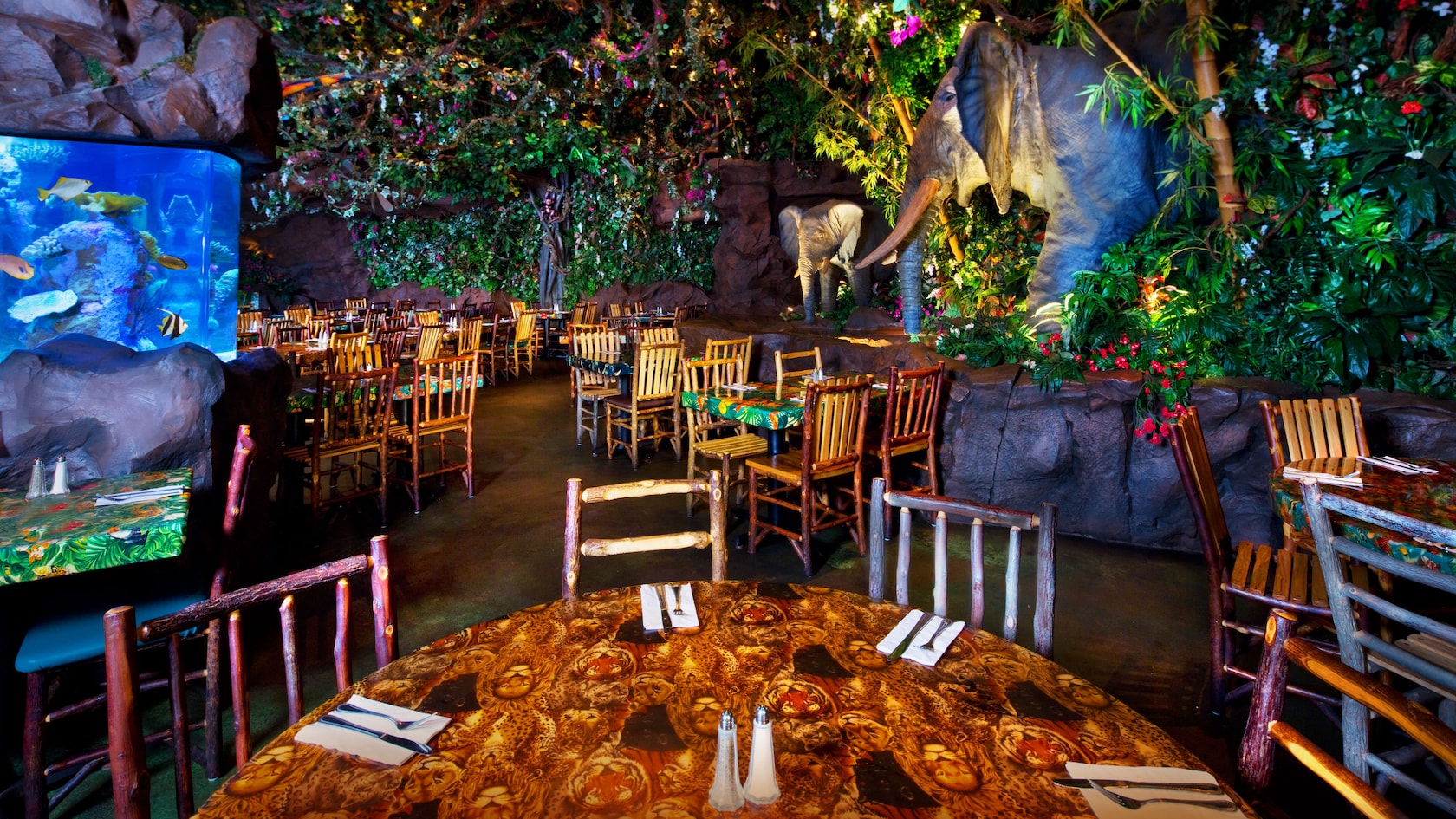 Rainforest Cafe Incorporates Malaria Into Dining Area The Every Three Weekly
