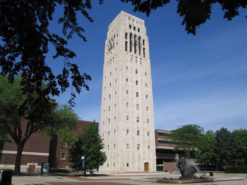 The university Bell Tower