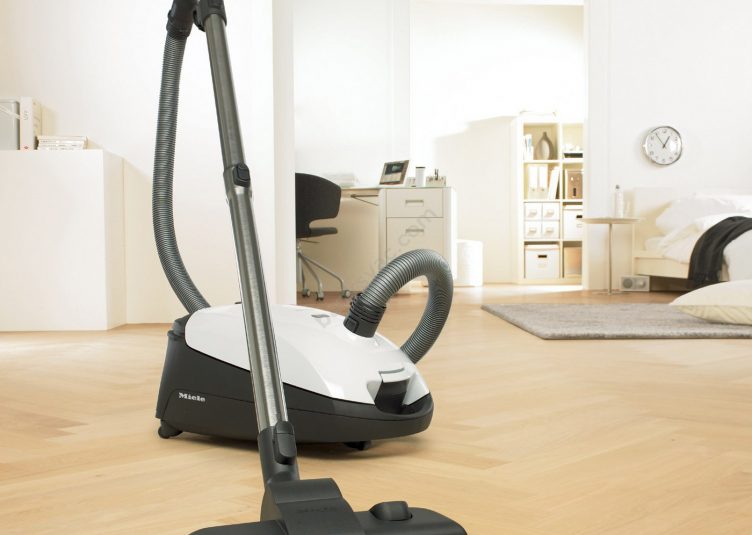 A mini-vacuum in a living room