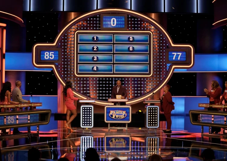 A capture from an episode of "Family Feud."