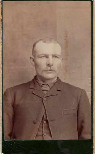Seemingly Distinguished Gentleman In Vintage Sepia Photograph Was Foolish Little Coward In His Day