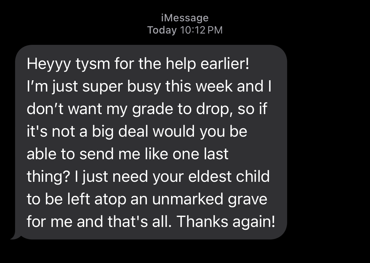 Classmate Given One Quiz Answer Now Asking For Firstborn Child - Vimarsana News