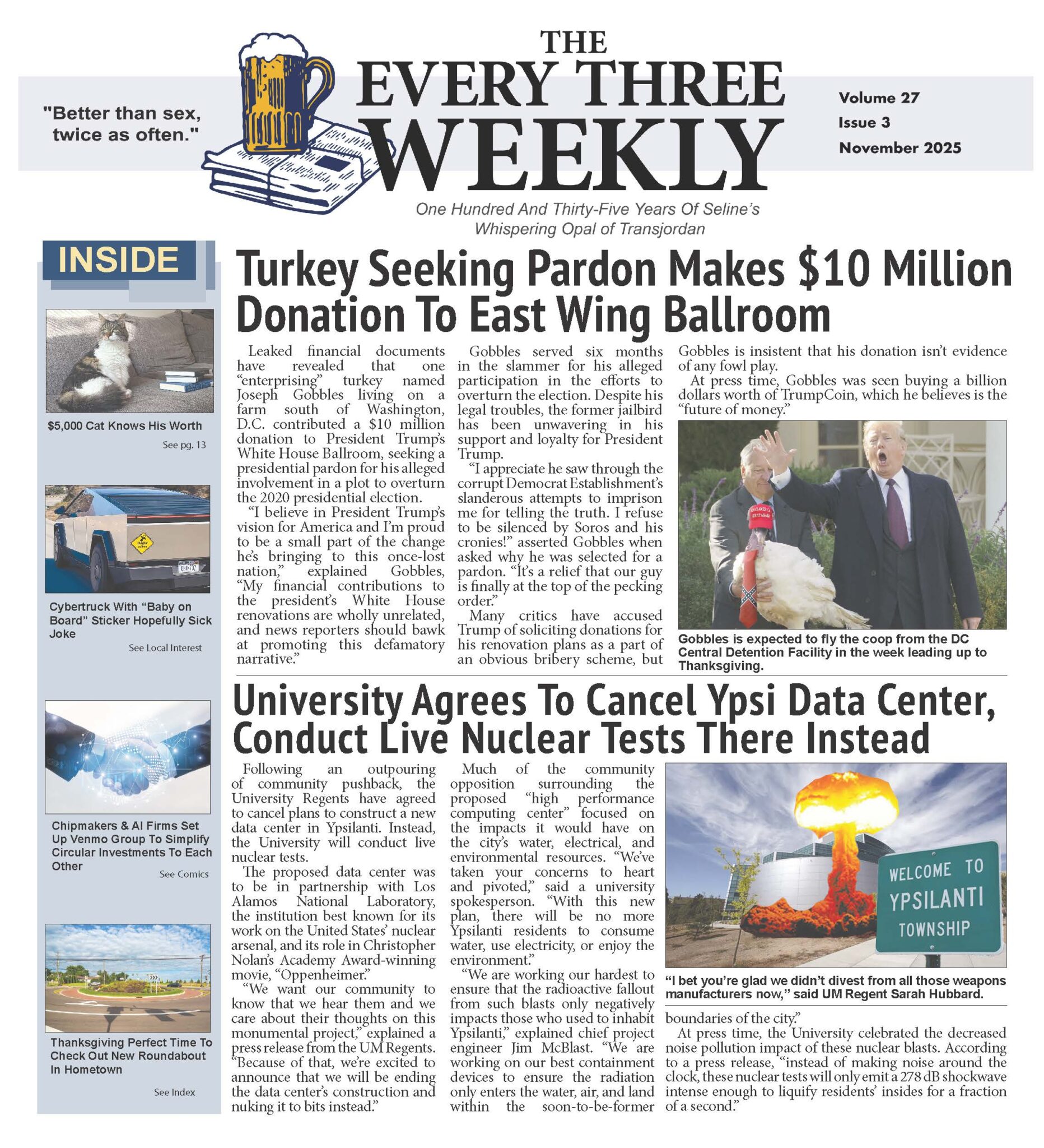 The Every Three Weekly – Volume 27, Issue 3