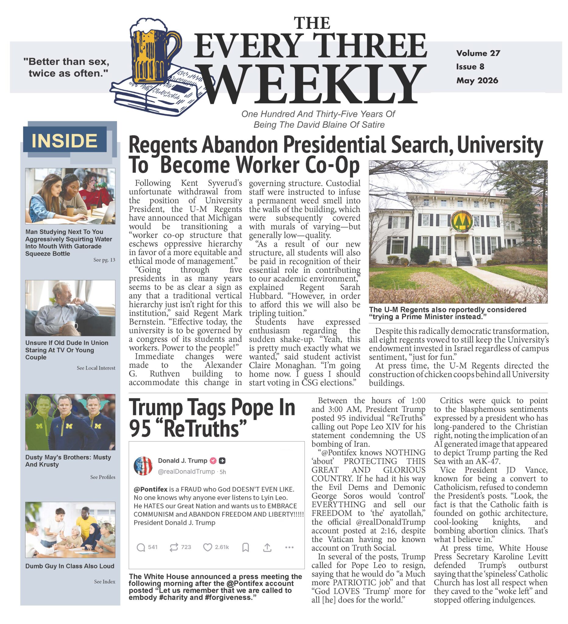 The Every Three Weekly – Volume 27, Issue 8